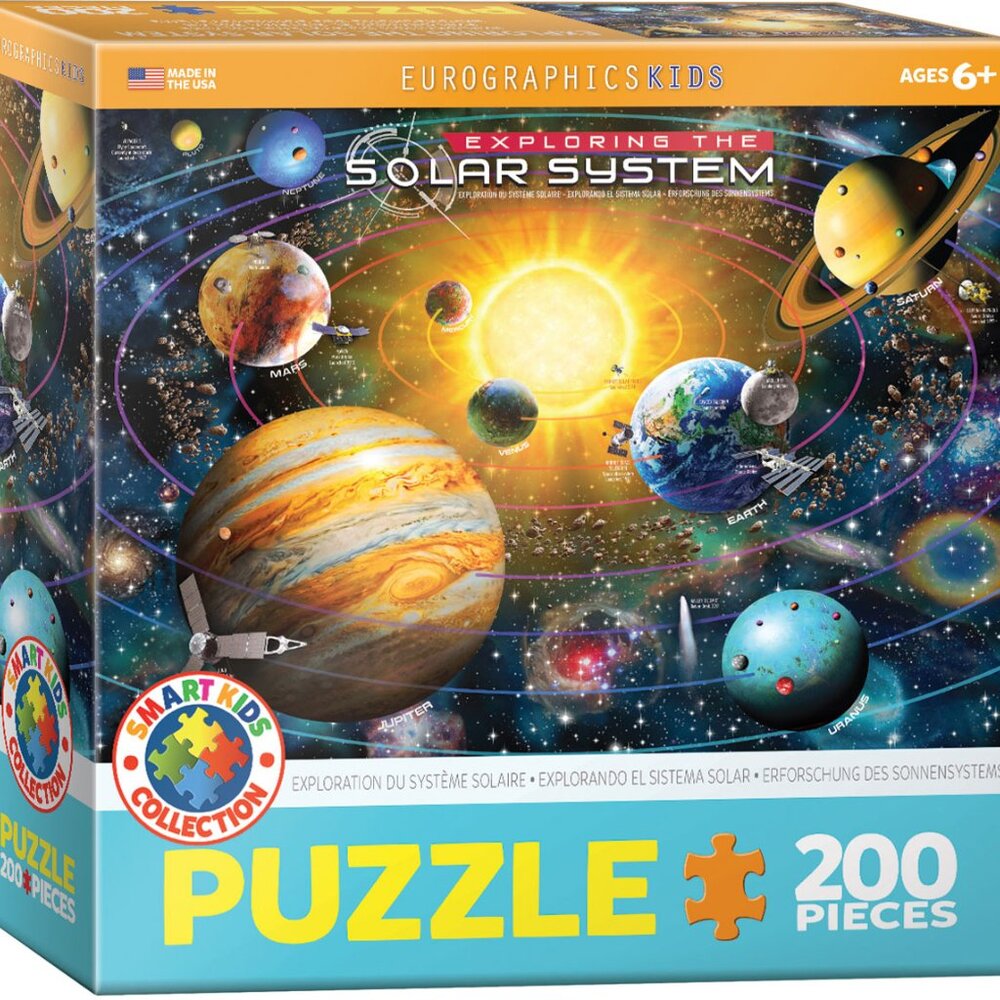 New sealed Eurographics 200pcs Puzzle-- Exploring The Solar System